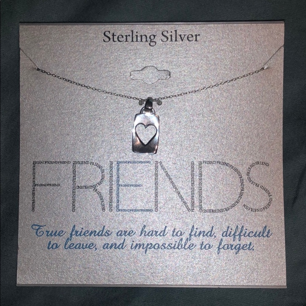✨Silver Necklace with Heart✨